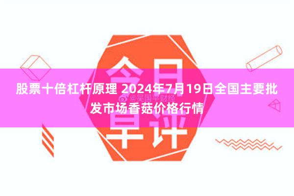 股票十倍杠杆原理 2024年7月19日全国主要批发市场香菇价格行情