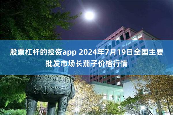 股票杠杆的投资app 2024年7月19日全国主要批发市场长茄子价格行情