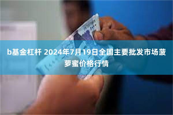 b基金杠杆 2024年7月19日全国主要批发市场菠萝蜜价格行情