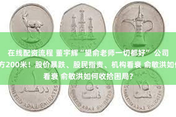 在线配资流程 董宇辉“望俞老师一切都好” 公司新址距新东方200米！股价暴跌、股民指责、机构看衰 俞敏洪如何收拾困局？