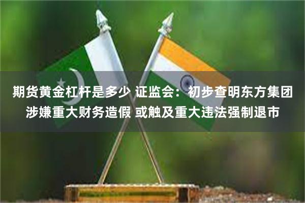 期货黄金杠杆是多少 证监会：初步查明东方集团涉嫌重大财务造假 或触及重大违法强制退市